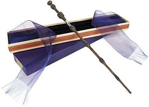 WENHSIN 14 inch Wizard Magic Wand Cosplay Props Accessory Magic Kits Party Wizard Witch Sorcerer Wand Magical Stick Toy with Gift Box (A)