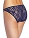 Vanity Fair Women's Illumination Helenca Lace Bikini Panty 18202, Admiral Navy, 6
