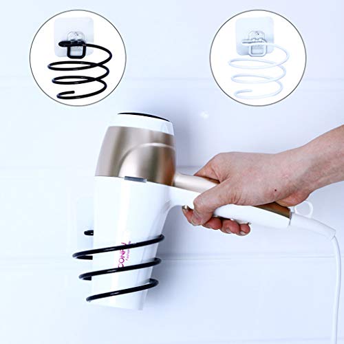 image for DICPOLIA Space Save Bag Aluminum Wall Mount Spring Style Hair Dryer Ho