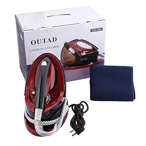 RoadRoman OUTAD 1300W bewegliches Hand Garment Steamer mit Bürsten 1100ml Wassertank