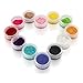 Youngman Nail Art Decor 3D Velvet Flocking Powder 12 Colors (Random Color Collection))