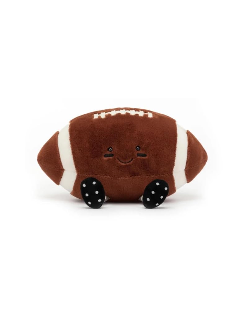 Photo 1 of JEIIYCAT 8" American Football Stuffed Toy, Cute Rugby Plush Soft American Football Plushies Pillow Gifts for Kids Girlfriend Birthday Christmas Mother's Day