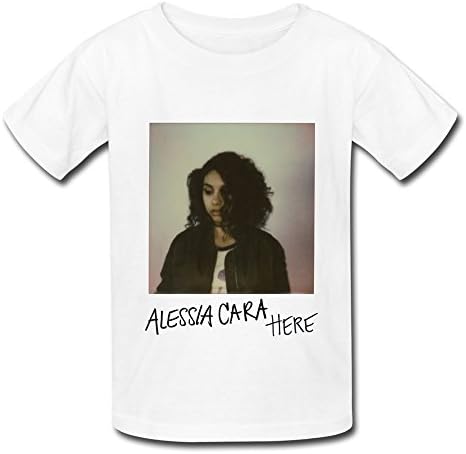 Youth Alessia Cara Here Cover 2015 Kids Boys And Girls T-Shirt - L
