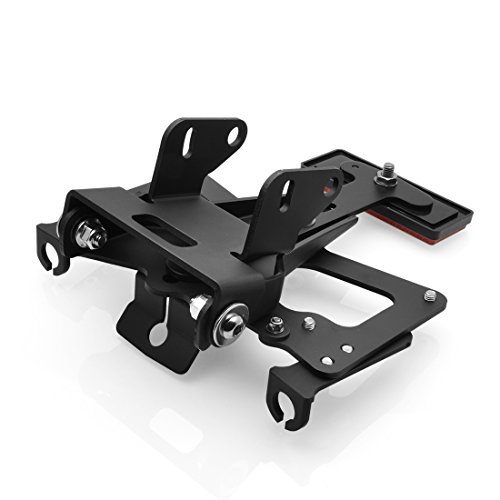 Radracing Motorcycle Fender Eliminator License Plate Bracket Holder for Suzuki GSXR600 2008-2017 Black