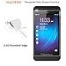Nacodex Glass for BlackBerry Z10 Tempered Glass Screen Protector Film - [0.33mm 9H Hardness] (for BlackBerry Z10)