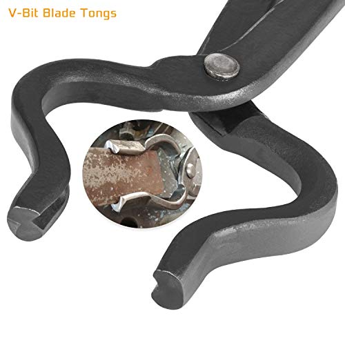Knife Making Tongs Set Bladesmith Blacksmith Tong Tool Kit Vise