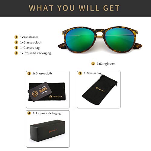 5 SUNGAIT+Vintage+Sunglasses+Classic+Designer