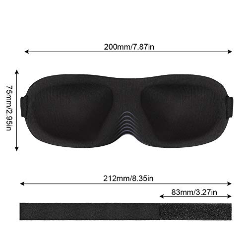 PaiTree-Sleep-Eye-Mask-2019-New-Design-Light-Blocking-Sleep-Mask-Soft-Skin-Friendly-Eye-Mask-for-Sleeping-Zero-Pressure-Best-Blinder-for-TravelSleepingShift-WorkMeditation-Navy