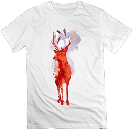 Scoop Neck Tee Men's Useless Deer Funny Cool Shirts