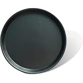 Roucerlin Thick Pizza Pan, Nonstick Pizza Baking Pan Steel, Round Tray Baking Sheet (11.4 Inches)