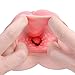 Male Masturbators with Realistic 3D Vagina Close-Ended Stroker Built-in Cock Ring Easy to Clean Vivid Labia Texture Ergonomic design Adult Sex Toys Pocket Pussy for Man