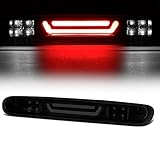For 07-13 Chevy Silverado/GMC Sierra 3D LED Bar 3rd Third Tail Brake Light Rear Cargo Lamp (Black/Smoked)