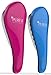 Purest Naturals Original Detangling Hair Brush Set - Best Detangler Wet Shower Comb For Women, Men, Girls & Boys - Detangles Knots Easily (Blue & Pink)