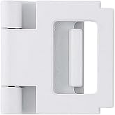 The Door Guardian - Door Lock for in-Swinging Doors, Home Security Latch Device, Childproof, Easy to Install (White)