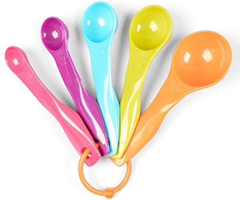 Quzama Js 計量スプーン 測定スプーン メジャーリングスプーン 砂糖 液体計量 ベーキング キッチン用品 便利 ベーキング プラスチック 5本セット コンパクト収納 洗濯便利の一体スプーン 家族用 カラー Tarunniketanpublicschool Com