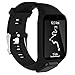 Lisin For TomTom Spark/3 Sport GPS Watch Smart Watch Accessories watchband Replacement Silicone Band Strap (Black)