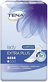 TENA Lady ExtraPlus Inserts Medium Incontinence Advantage Pack 48 Individually view 2