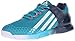 adidas Performance Men's Adizero Ubersonic Tennis Shoe,Shock Green/White/Blue,8.5 M US