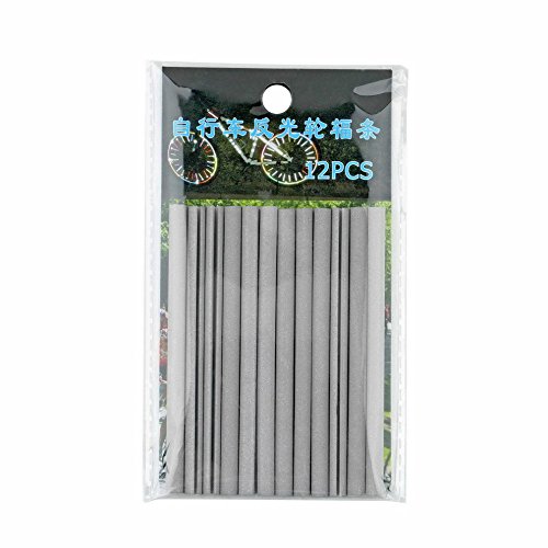 12pcs Reflective Mount Clip Tube Warning Strip Bicycle bike Wheel Spoke Reflector mountain rear bike reflector light