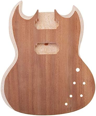 Hillhead DIY Unfinished Basswood Guitar Body Guitar Parts For SG Style 22 Frets Guitar