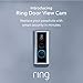 Introducing Ring Door View Cam - A compact video doorbell designed
to replace your peephole with smart security
