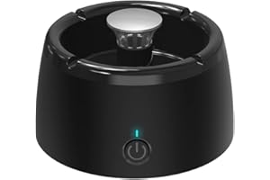 GOYISEE Smokeless Ashtray for Cigarettes Indoor,2 in 1 Air Purifier Multifunctional,Best for Car Office or Home,USB Charging 