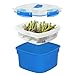 Sistema (8pc) Microwave Cookware & Food Storage Container Set With Locking Lids, Reusable