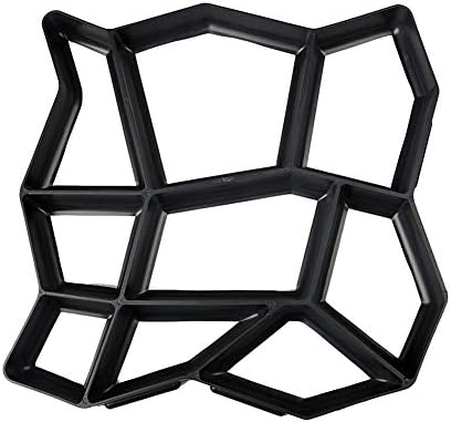 Trkee Floor Path Maker Mould Concrete Mold Reusable DIY Paving Durable for Garden Lawn
