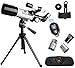 Gskyer Telescope, 60mm AZ Refractor Telescope, German Technology Travel Scope (Cell Phone Holder NOT included)