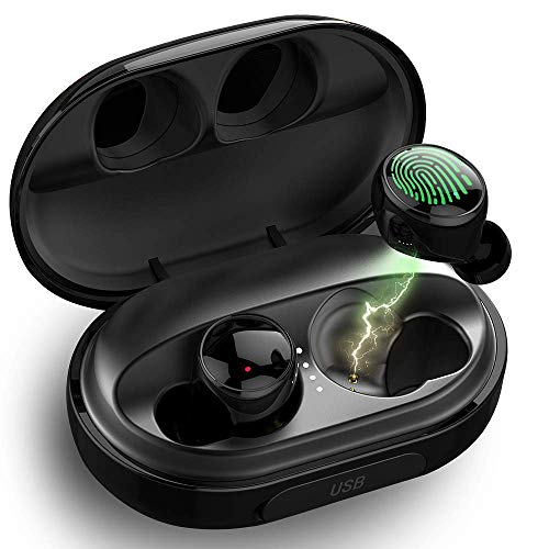 Wireless Earbuds,Dveda Bluetooth 5.0 C5 True Wireless Earbuds Stereo Sound IPX8 Waterproof Bluetooth Earbuds,120H Playtime with 3500mAh Charging Case,Built-in Mic CVC 8.0 Noise-Cancelling Headset