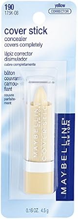 Maybelline Cover Stick Concealer Corrector Yellow 190 - Waterproof Natural view 2