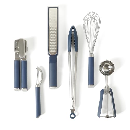 Calphalon Edge 6-Piece Stainless Steel Kitchen Tool & Gadget Set, Kitchen Utens…