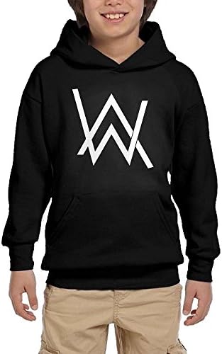 ZdaR RH Alan Walker Boys,Girls/Youth Pullover Belt Sweatshirt Jacket Hoodie Large Black