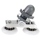 25mm Diameter Double Wheeled Shower Door Roller Runner Wheel Replacement (25MM)
