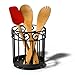 Spectrum Diversified 55810 Scroll Grande Utensil Holder, Black