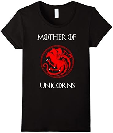 Womens Mother Of Unicorns T-Shirt XL Black