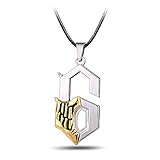Anime Bleach No.6 Grimmjow Jaggerjack Face Necklace Pendant Free Black Rope