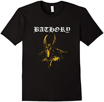 Mens Bathory Classic Goat Logo T-Shirt - Official Merch Medium Black