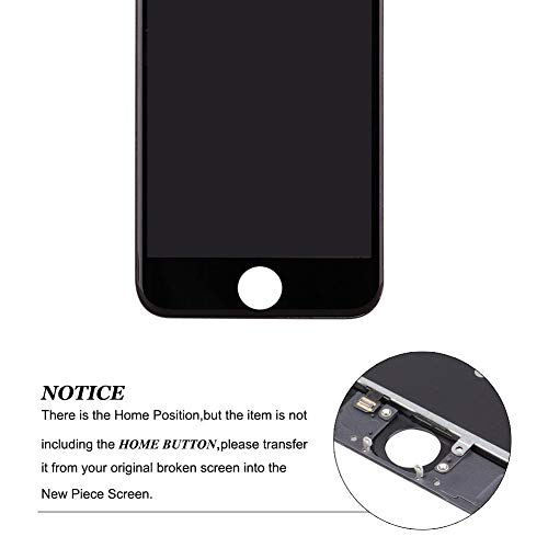 for iPhone 6 Screen Replacement Touch Screen digitizer & LCD Display for iPhone 6(4.7") Black, Compatible Model: A1549, A1586, A1589