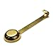 UNIQOOO Gold Arts & Crafts Stainless Steel Sealing Wax Melting Spoon - 3ml Capacity, Modern Design, Sturdy & Durable