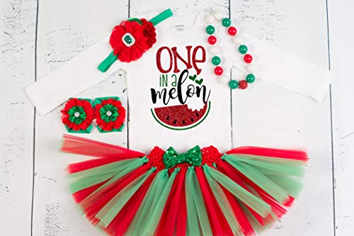 one in a melon birthday outfit
