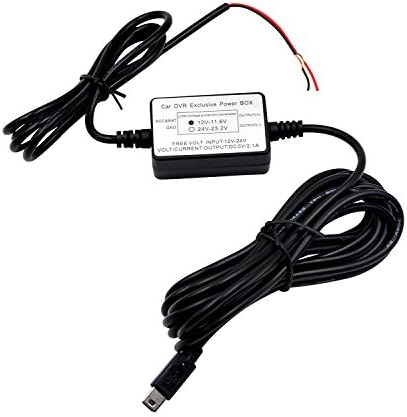 Car Dash Cam Hard Wire Kit, Mini USB Compatible with GS505 Dashbord Camera