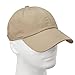 Falari Classic Baseball Cap Dad Hat 100% Cotton Soft Adjustable Size Khaki