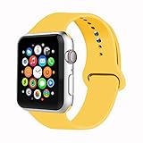 IYOU Sport Band Compatible with Watch Band 38MM 42MM 40MM 44MM, Soft Silicone Replacement Sport Strap Compatible with 2018 Watch Series 4/3/2/1