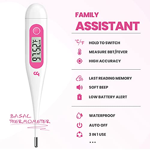 Digital Basal Thermometer, 1/100th Degree HighPrecision Oral
