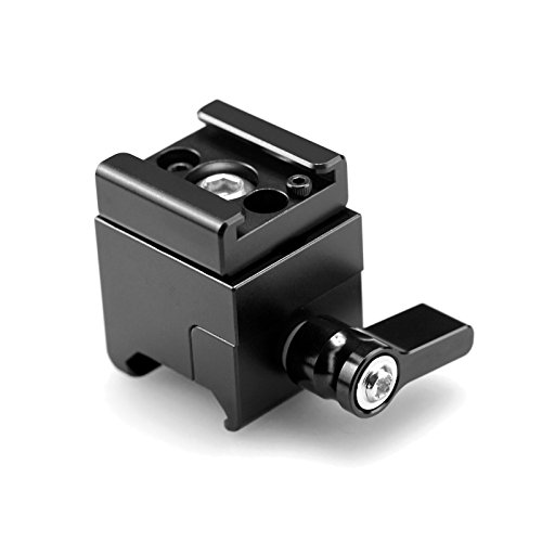 Smallrig Swat Nato Clamp with Cold Shoe Bracket for Safety Nato Rails/Slide Rail Clamps/ Cold Shoe Accessories - 1261