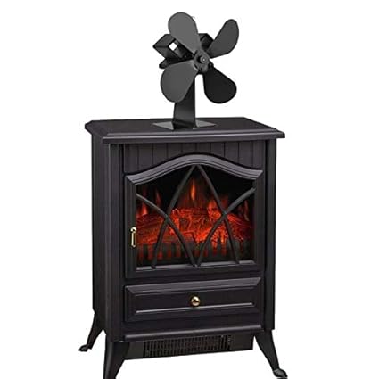 Amazon Com Small Chipinc New 4 Blades Heat Powered Stove Fan