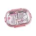 Finex Hello Kitty Chef Pink Bento Lunch Box Set with Clear Lid & Spoon
