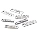 Juvale 100 Pieces Inspiration Word Charms Pendants, Engraved Motivational Charms Collection for DIY Necklace, Jewelry Making, Fashion Accessories and Bracelet, Silver