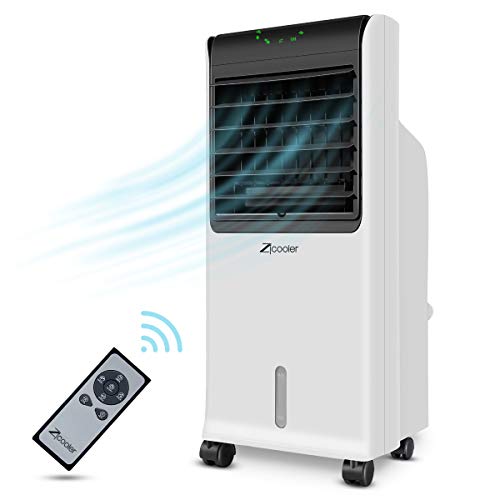 Portable Air Conditioner, Quiet Evaporative Cooler with Ice Compartment